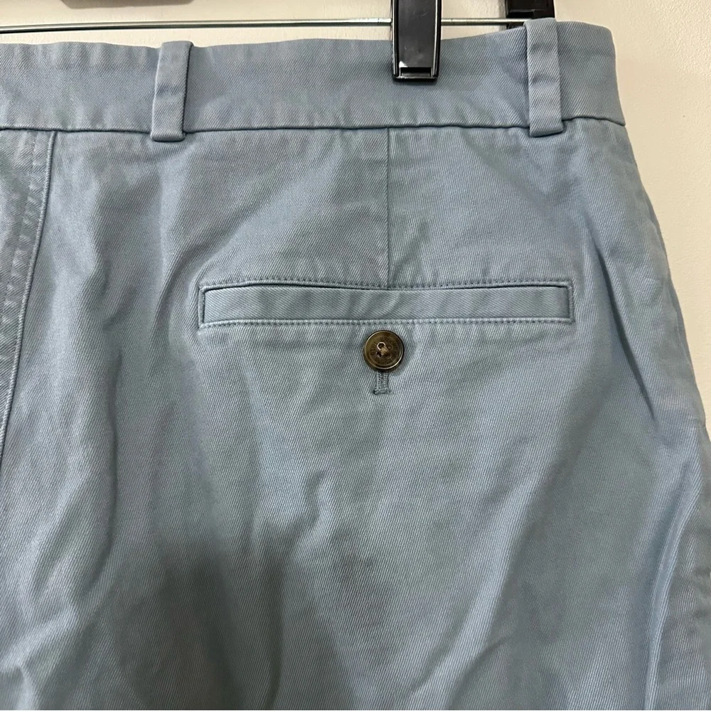 Brooks Brothers Shorts Mens 34 Waist Pale Blue Chino Bermuda Golf‎